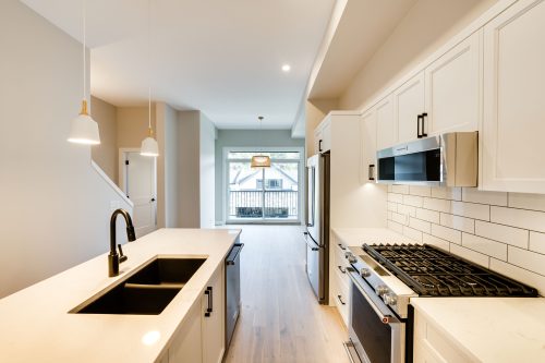 Juniper Townhome Interior Warm Tones, Wilden, Kelowna